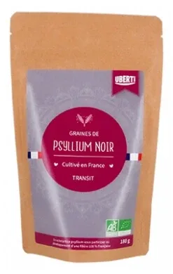 Uberti Psyllium Negru Ecologic 180 g