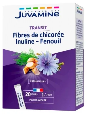 Juvamine Prebiotice pentru tranzitul intestinal, 20 de stick-uri — preț și oferte