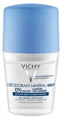 Vichy Deodorant mineral 48H cu aplicator roll-on, 50 ml — preț și oferte