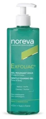 Noreva Exfoliac Gel spumant delicat 400 ml — preț și oferte