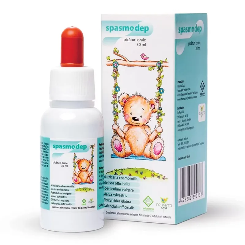 Spasmodep picaturi orale, Dr.Phyto | 30 ml ERBOZETA S.P.A — preț și oferte