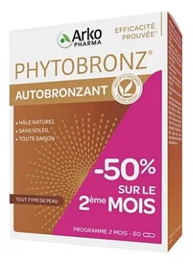 Arkopharma Phytobronz Autobronzant 60 capsule — preț și oferte