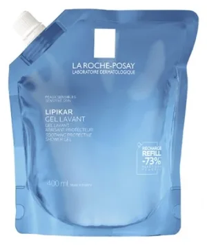 La Roche-Posay Lipikar Gel de spălare și duș calmant și protector, reîncărcare ecologică, 400 ml