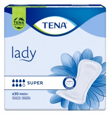 Tena Lady Super – Absorbante, 30 de bucăți — preț și oferte