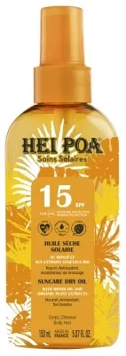 Hei Poa Ulei uscat de protecție solară SPF15 150 ml — preț și oferte