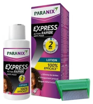 Paranix Express Acțiune rapidă în 2 minute Loțiune împotriva păduchilor 95 ml