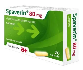 Spaverin 80 mg, Antibiotice SA | 20 capsule — preț și oferte
