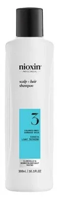 Nioxin Șampon System 3 pentru căderea moderată a părului deteriorat/vopsit Nioxin 300 ml — preț și oferte
