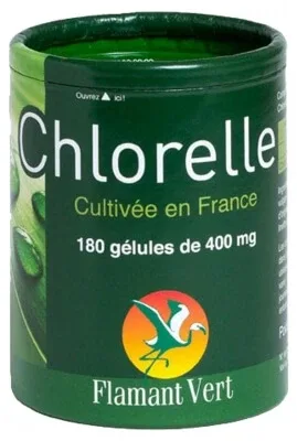 Flamant Vert Chlorella 180 capsule de 400 mg — preț și oferte