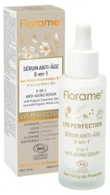 Florame Lys Perfection Ser anti-îmbătrânire 5-în-1 organic 30 ml — preț și oferte