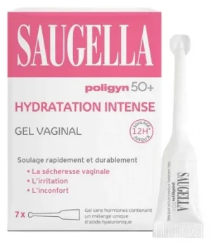 Saugella Poligyn 50+ Gel vaginal cu hidratare intensă, 7 doze individuale