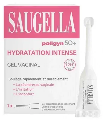 Saugella Poligyn 50+ Gel vaginal cu hidratare intensă, 7 doze individuale — preț și oferte