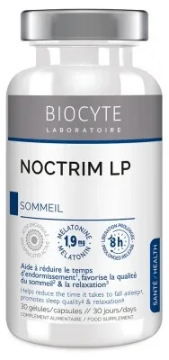 Biocyte Noctrim LP Somn Melatonină 1,9 mg 30 capsule — preț și oferte