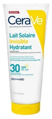 CeraVe Loțiune solară hidratantă invizibilă SPF 30, 75 ml — preț și oferte