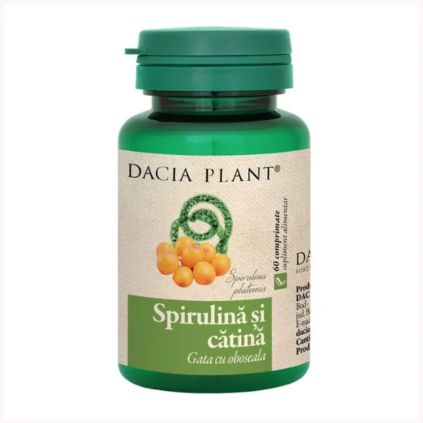 Spirulina si Catina, Dacia Plant | 60 comprimate — preț și oferte