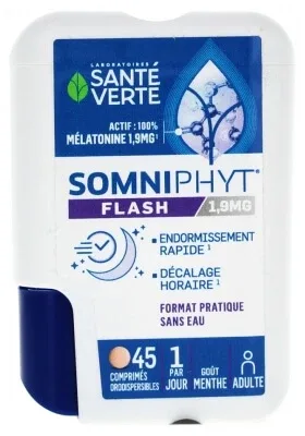 Santé Verte Somniphyt Flash 1,9 mg 45 comprimate