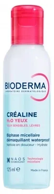 Bioderma Créaline H2O pentru ochi sensibili și buze – Soluție micelară bifazică 125 ml — preț și oferte