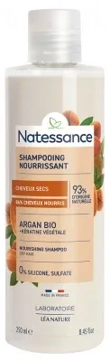 Natessance Șampon hrănitor cu ulei de argan și keratină vegetală 250 ml — preț și oferte