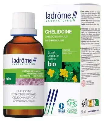 Ladrôme Extract din plantă proaspătă ecologică – Chelidonium 50 ml — preț și oferte