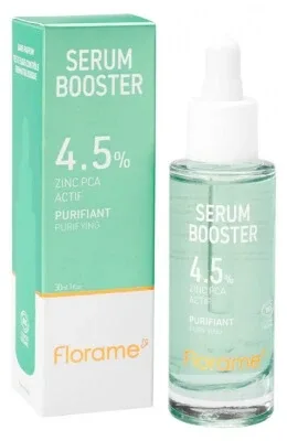 Florame Ser purificator cu efect de stimulare, 4,5% zinc PCA activ organic, 30 ml