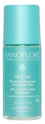 Sanoflore Deodorant „Prospețime 48H Mentha” Roll-On organic 50 ml — preț și oferte