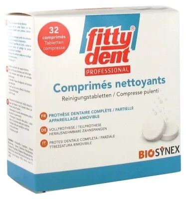 Fittydent Professional – Tablete de curățare, 32 de tablete — preț și oferte