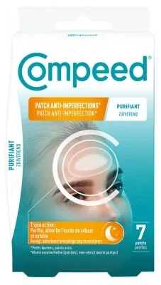 Compeed Plasturi anti-imperfecțiuni purificanți, 7 plasturi