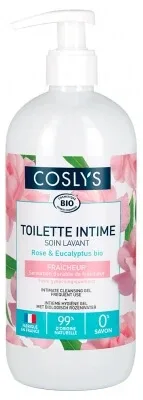 Coslys Gel de igienă intimă cu aromă de trandafir și eucalipt organic, 500 ml — preț și oferte