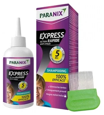 Paranix Express Acțiune rapidă în 5 minute Șampon anti-păduchi 300 ml — preț și oferte