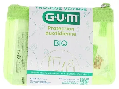 GUM Trusă de călătorie pentru protecție zilnică bio — preț și oferte
