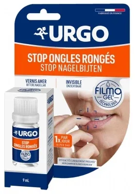 Urgo Filmogel Stop pentru unghii roase – Lac amar și invizibil, 9 ml — preț și oferte