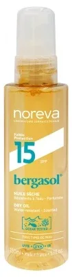 Noreva Bergasol Ulei uscat SPF15 150 ml — preț și oferte