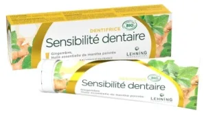 Laboratoarele Lehning – Pastă de dinți bio pentru dinți sensibili, 80 g