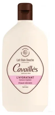 Cavaillès Lapte de baie și duș pentru pielea uscată, hidratant, 400 ml