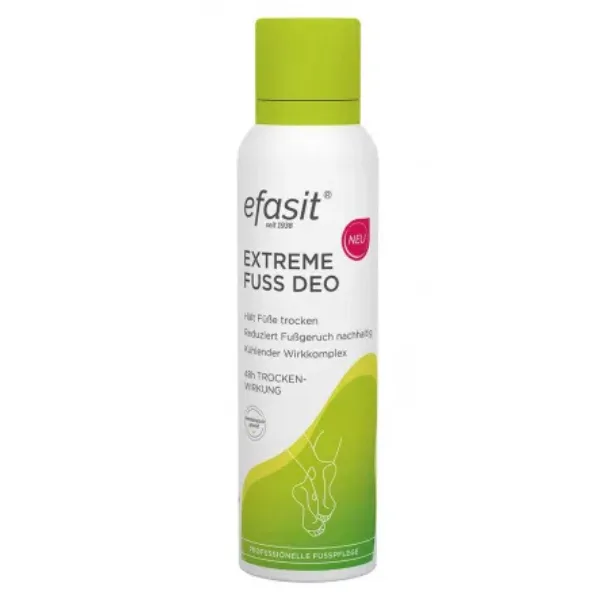 Spray deodorant pentru picioare Extreme Fuss Deo, Efasit | 150 ml — preț și oferte