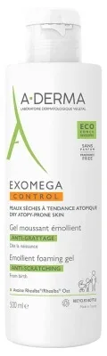 A-DERMA Exomega Control Gel spumant emolient anti-mâncărime 500 ml — preț și oferte