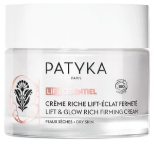 PATYKA Lift Essentiel Cremă bogată pentru lifting, strălucire și fermitate, organică, 50 ml