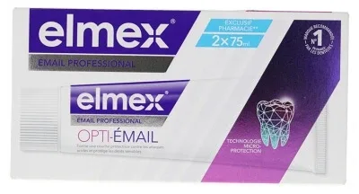 Elmex Opti-émail Pastă de dinți Set de 2 x 75 ml — preț și oferte