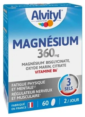 Alvityl Magneziu 360 mg 60 de comprimate