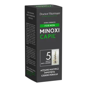 Spray impotriva caderii parului pentru barbati Minoxicapil Men, Doctor Fiterman | 60 ml