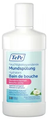TePe Apă de gură hidratantă pentru gură uscată, cu aromă de măr și mentă, 500 ml — preț și oferte