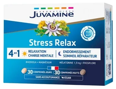 Juvamine Stress Relax 4-în-1, 60 de comprimate — preț și oferte