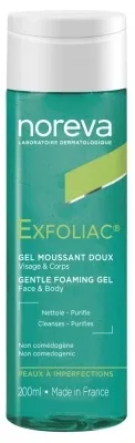 Noreva Exfoliac Gel spumant delicat 200 ml — preț și oferte