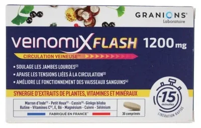 Granions Veinomix Flash 1200 mg, 30 de comprimate — preț și oferte