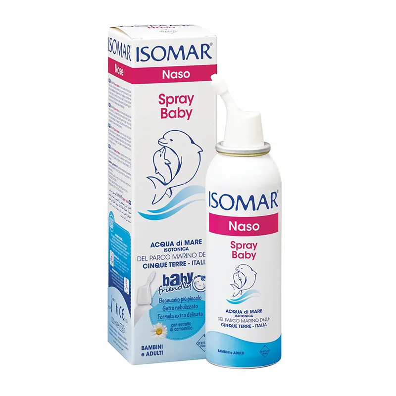 Spray nazal bebelusi +12L Isomar cu apa de mare izotonica si musetel, Euritalia | 100 ml — preț și oferte