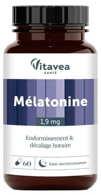 Vitavea Melatonină pentru adormire și jet lag, 60 de capsule — preț și oferte