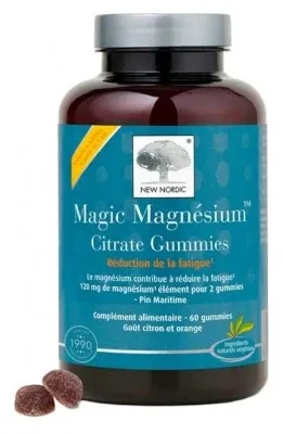 New Nordic Magic Citrat de magneziu 60 de jeleuri — preț și oferte