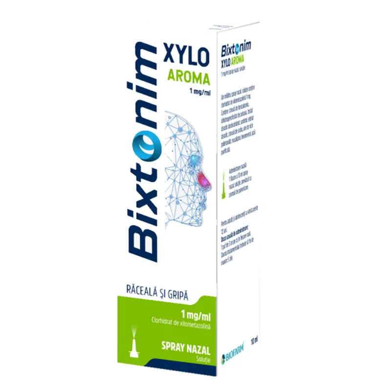 Spray nazal Bixtonim Xylo Aroma | 10 ml BIOFARM — preț și oferte