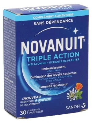 Sanofi Novanuit Triple Action 30 comprimate — preț și oferte