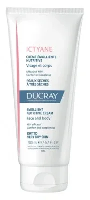 Ducray Ictyane Cremă emolientă și hrănitoare pentru față și corp 200 ml — preț și oferte